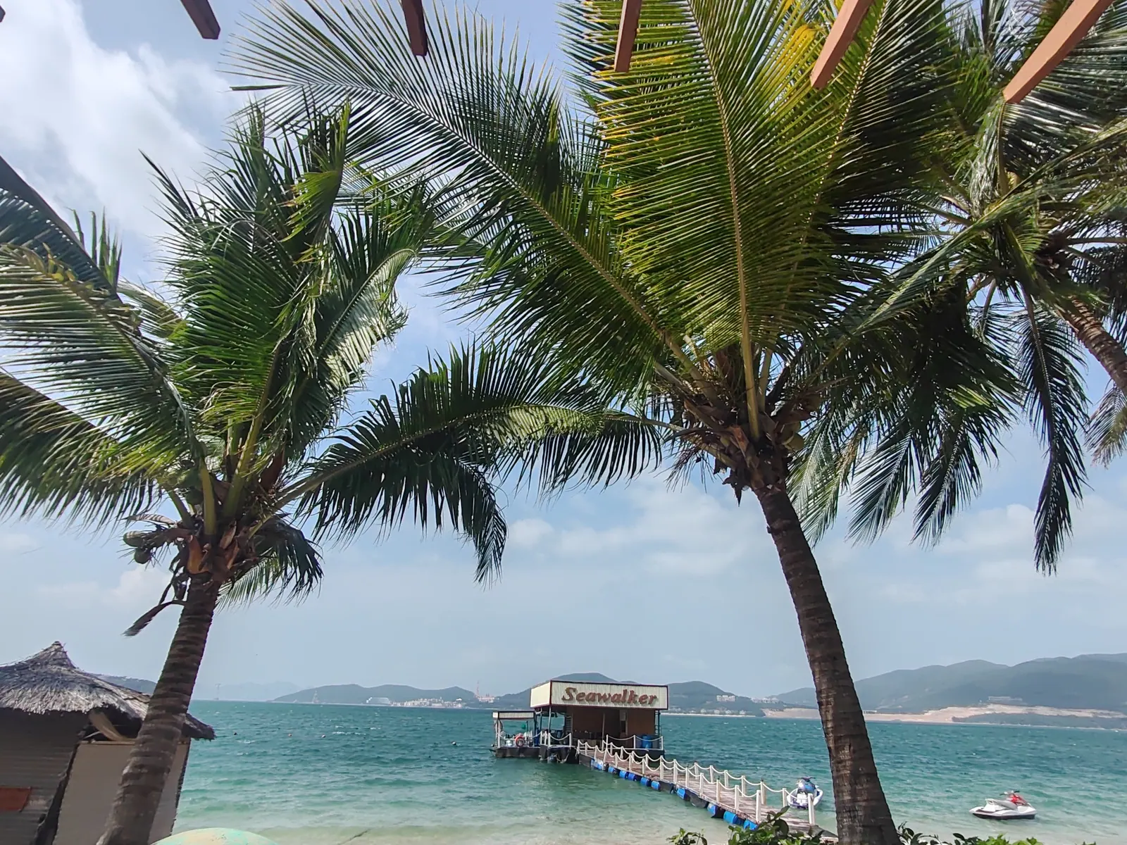 The coast near Cam Ranh International Airport, south of Nha Trang.