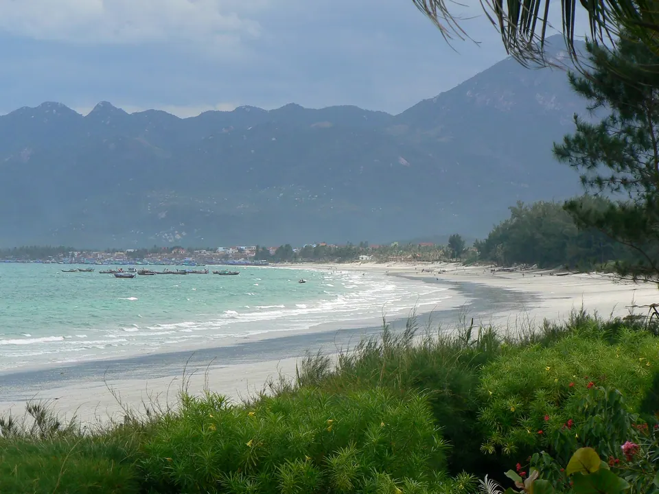 Doc Let beach north of Nha Trang.