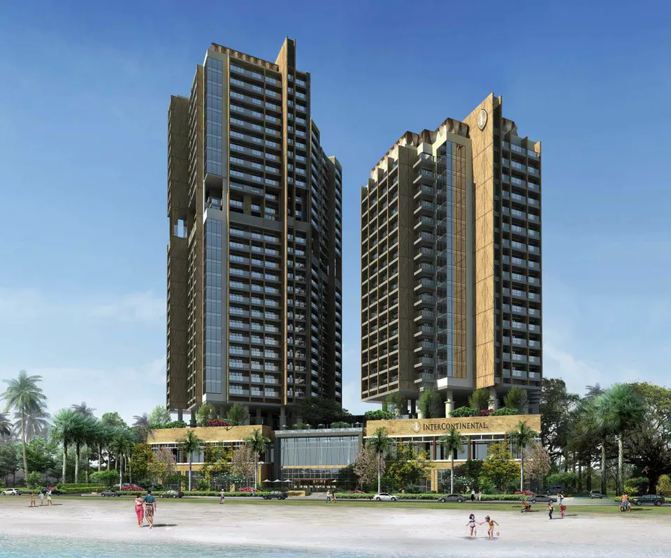 The exterior of the InterContinental Nha Trang hotel.