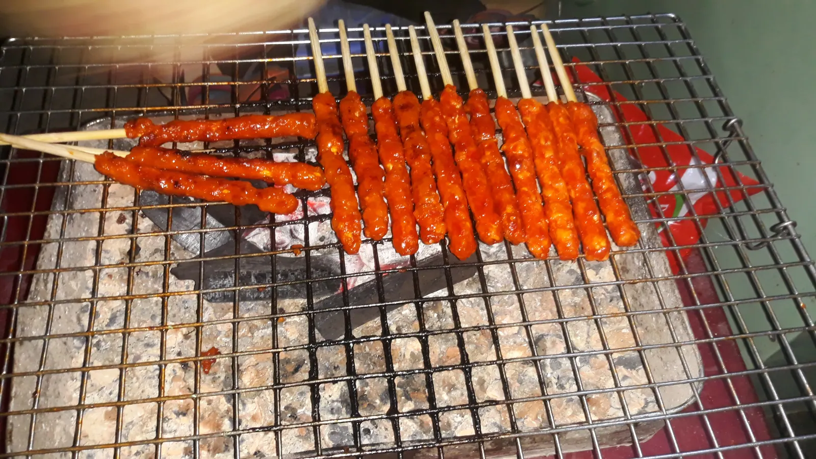 A serving of nem nuong.